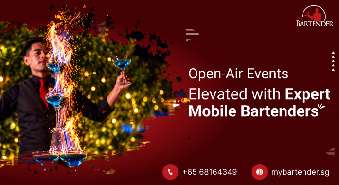Mobile Bartending Services Singapore for Open-Air Events